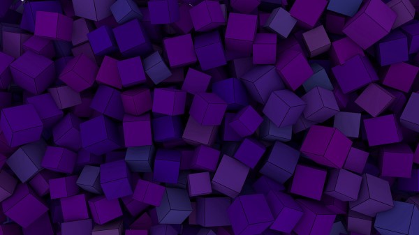 Cubes Shapes Volume Wallpaper