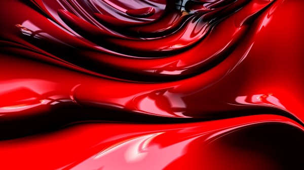 Fractal Structure Surface Shape Red wallpaper