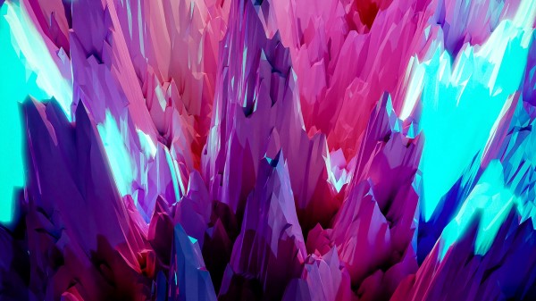 Rocks Sharp Abstraction Wallpaper