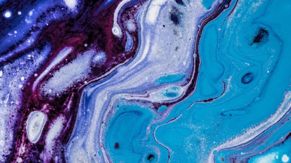 Abstraction Liquid Paint Wallpaper