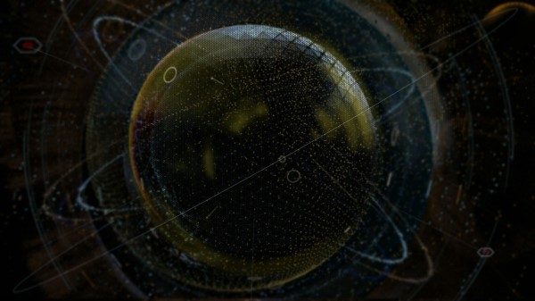 Atom Sphere Lines Wallpaper