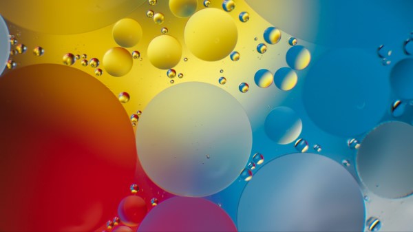 Bubbles Circles Gradient Wallpaper