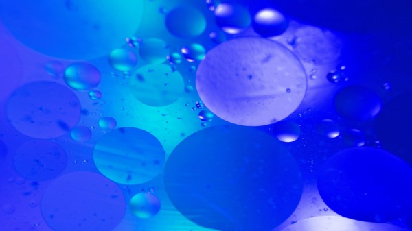 Bubbles Water Blue wallpaper