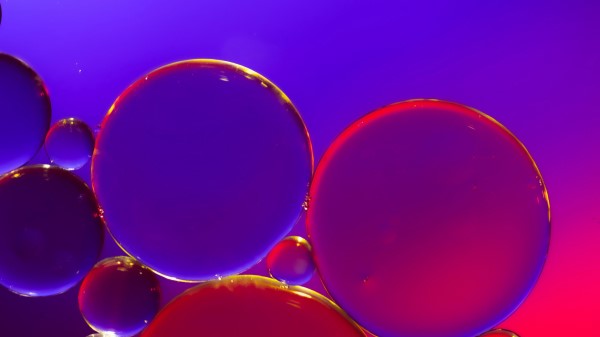 Bubbles Water Gradient Wallpaper Wallpaper