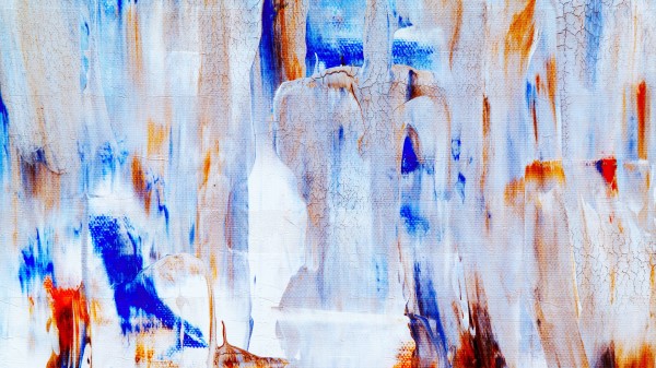 Canvas Paint Multicolored Wallpaper