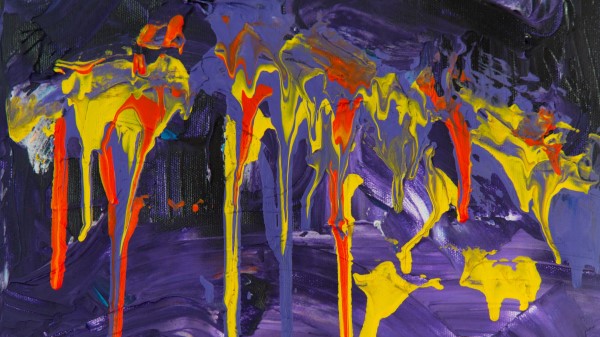 Canvas Paint Spots Wallpaper