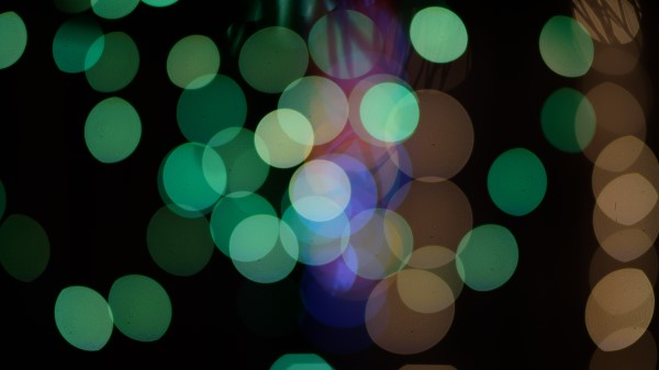 Circles Glare Abstract Green Image wallpaper