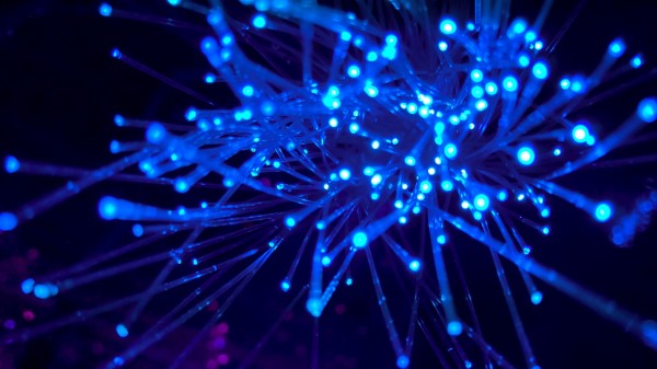 Fiber Optic Glow Blue wallpaper