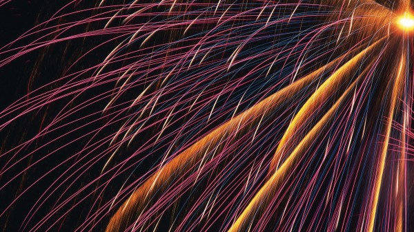 Fireworks Light Bright Wallpaper