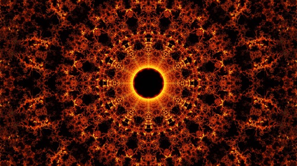 Fractal Circles Pattern Wallpaper