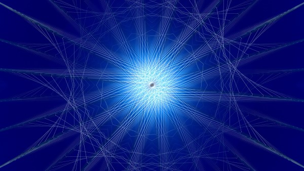 Fractal Lines Glow Wallpaper