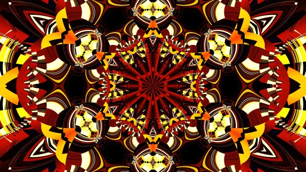 Fractal Pattern Abstraction Pc Wallpaper