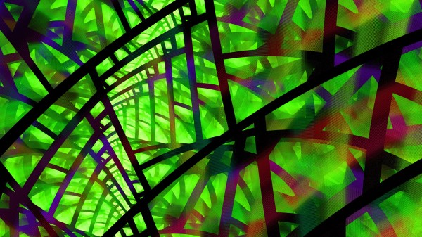 Fractal Tangled Lines Wallpaper