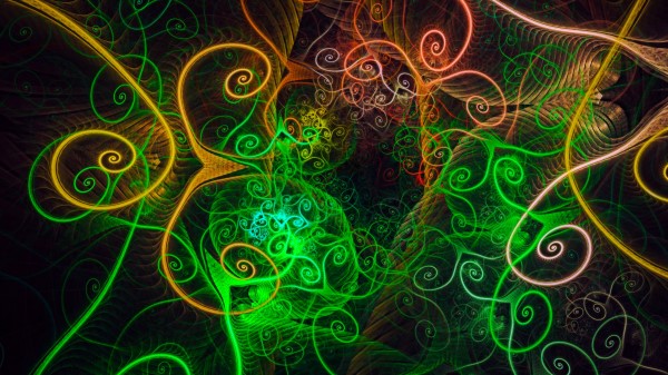 Fractal Tangled Swirling Pic Wallpaper