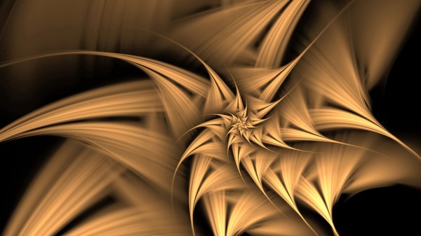Fractal Twisted Spiky Wallpaper