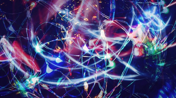 Garland Colorful Lights Wallpaper