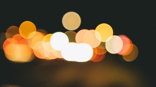 Glare Bokeh Circles Wallpaper