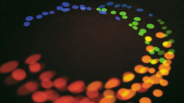 Ircle Black Background Light Abstraction Wallpaper