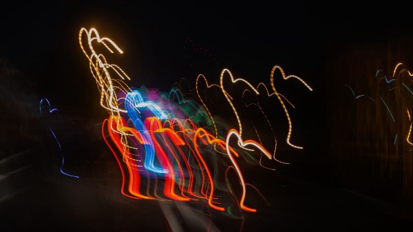 Light Blur Long Exposure Wallpaper