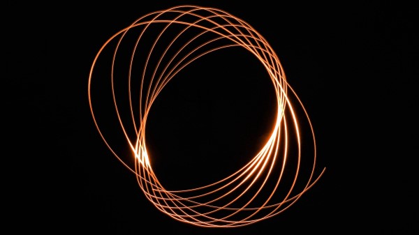 Line Glow Black wallpaper