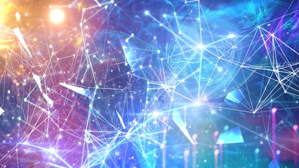 Lines Dots Glare Wallpaper