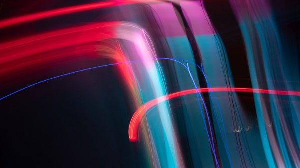 Lines Glow Blur Wallpaper