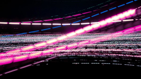 Lines Glow Neon wallpaper