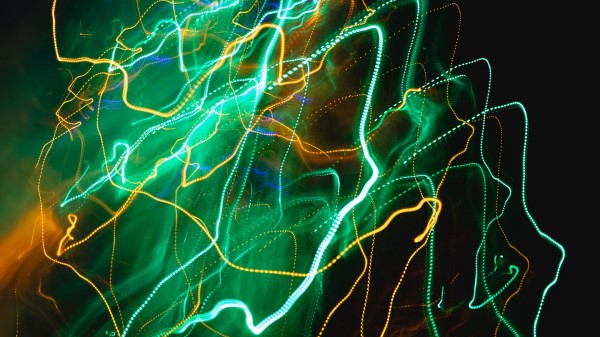 Lines Intermittent Glow Wallpaper