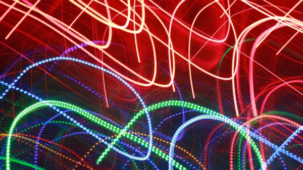 Lines Lights Colorful Wallpaper