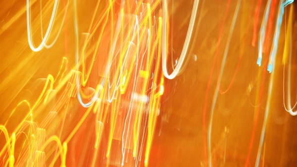 Lines Long Exposure Glow Wallpaper