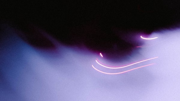 Lines Neon Purple Wallpaper