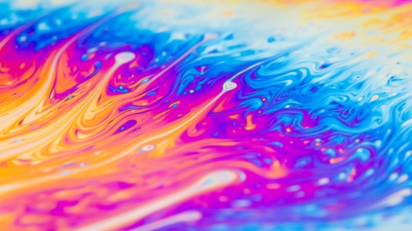 Liquid Paint Colorful Wallpaper