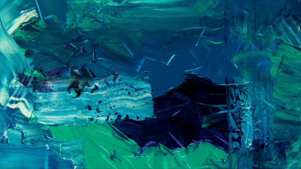 Paint Brush Strokes Canvas Modern Wallpaper