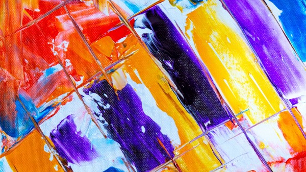 Paint Lines Abstract Wallpaper