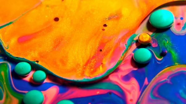 Paints Liquid Multicolored wallpaper