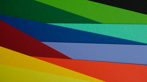 Paper Multicolored Rainbow wallpaper