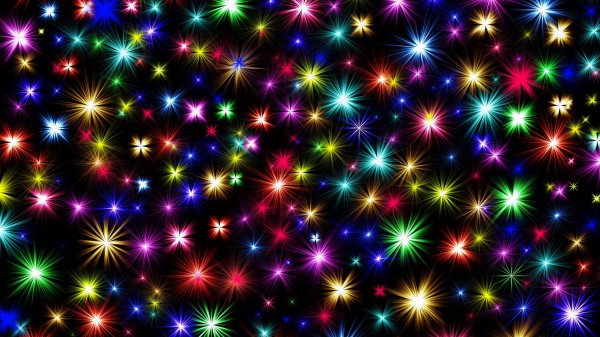 Sparks Colorful Fireworks Shine wallpaper