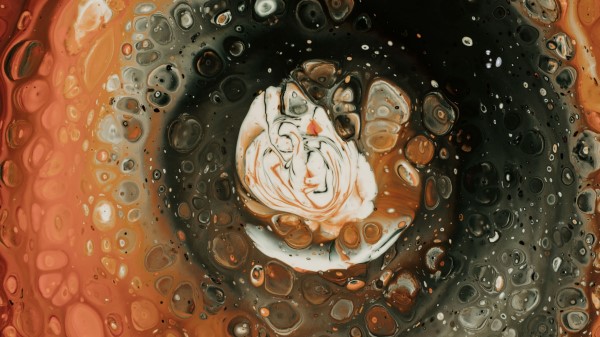 Stains Bubbles Liquid wallpaper