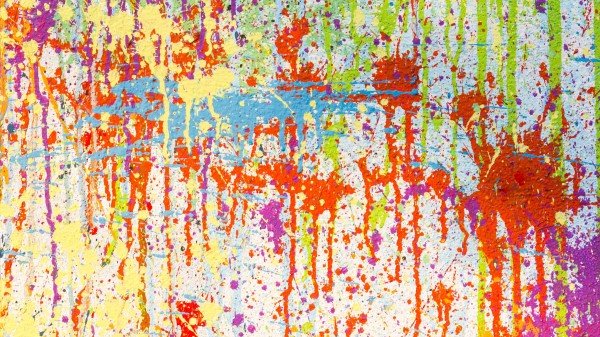 Texture Paint Stains Multicolored Image wallpaper