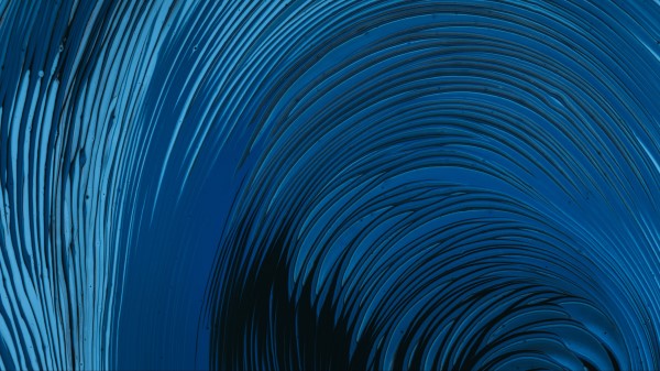 Waves Liquid Paint Wallpaper