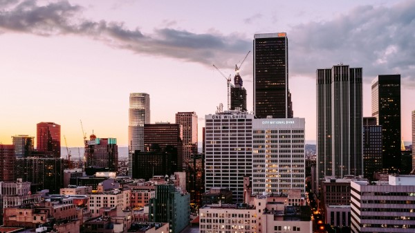 Los Angeles Skyscrapers Buildings Wallpaper