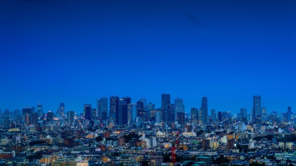 Metropolis Cityscape Buildings Wallpaper