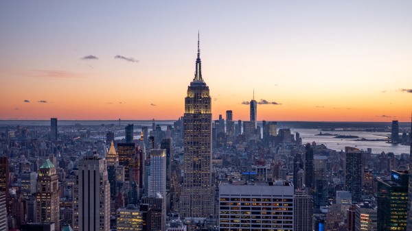 Metropolis Cityscape Skyline Wallpaper