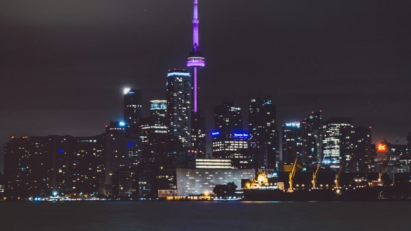 Night City City Lights Metropolis Image Wallpaper