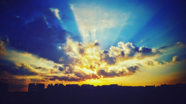 Sky Clouds Sunset wallpaper