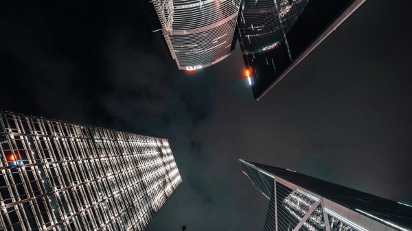 Skyscrapers Bottom View Architecture Wallpaper