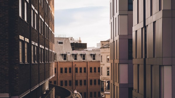 Street Building Road Wallpaper