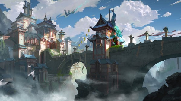 Bridge Peacock Architecture Wallpaper