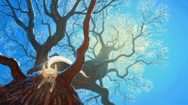 Creature Tree Crawl Wallpaper