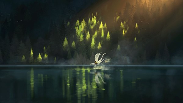 Dragon Friends Fantasy Wallpaper